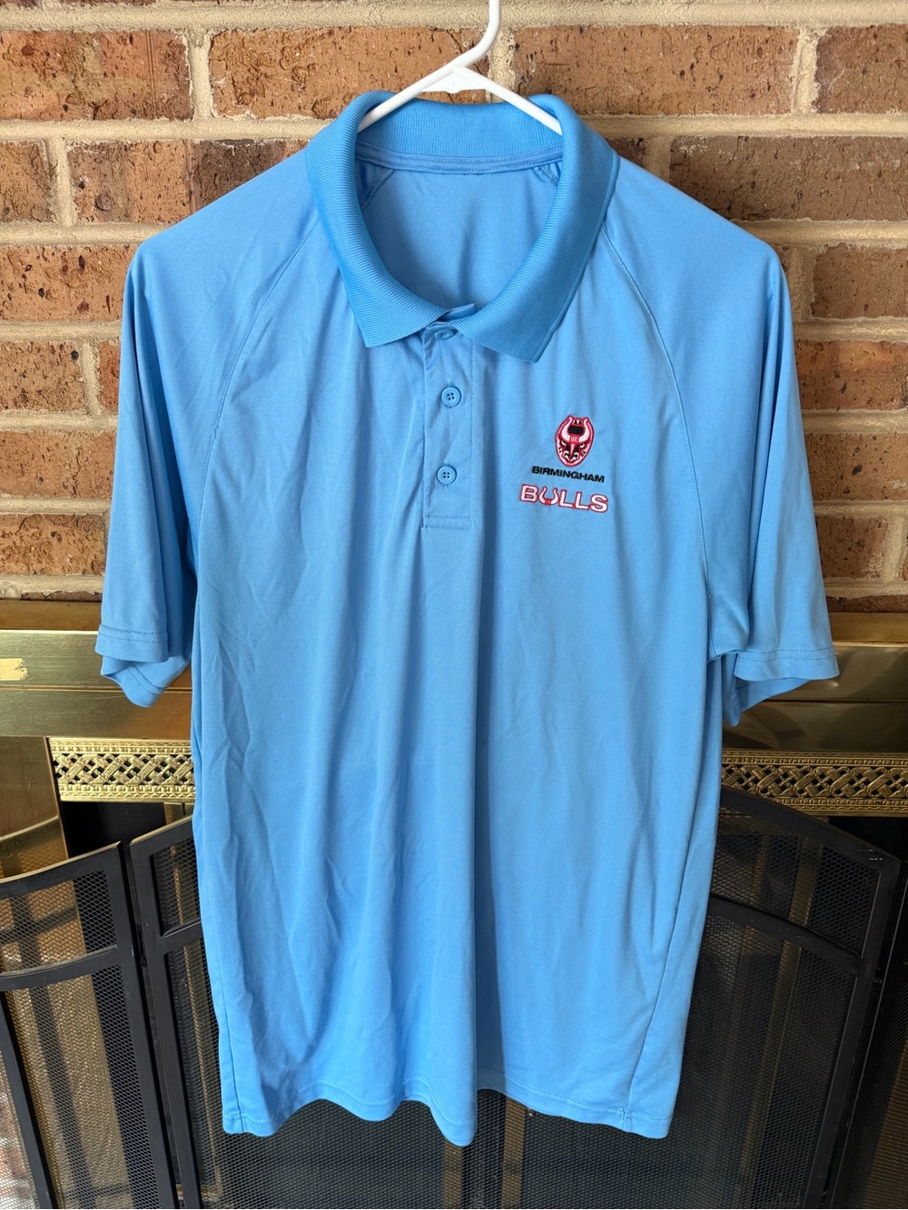 Birmingham Bulls Men's Light Blue Polo Shirt
